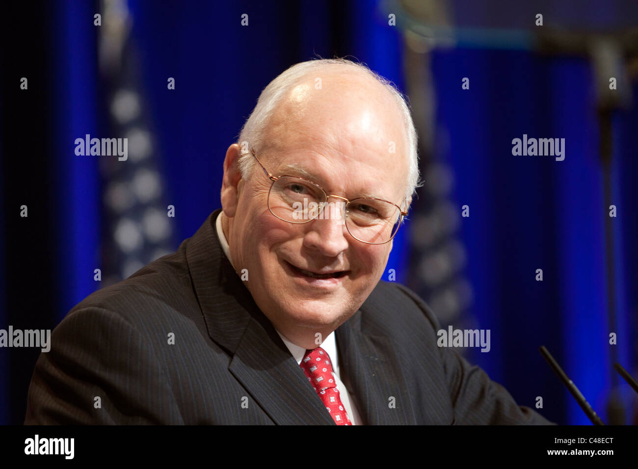 Former US Vice-President Dick Cheney at the CPAC conference in ...