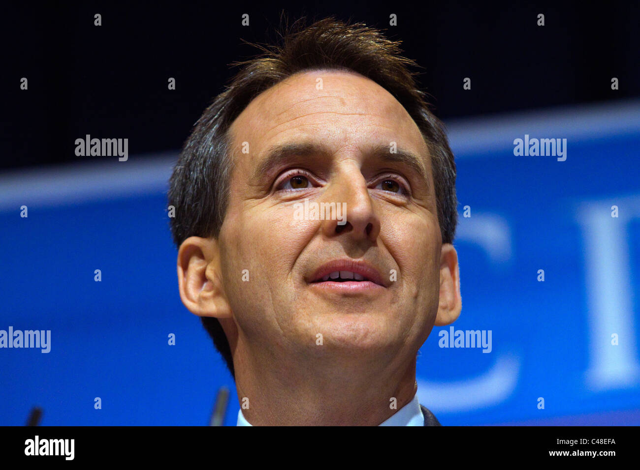 Republican Minnesota Governor Tim Pawlenty speaks at the CPAC