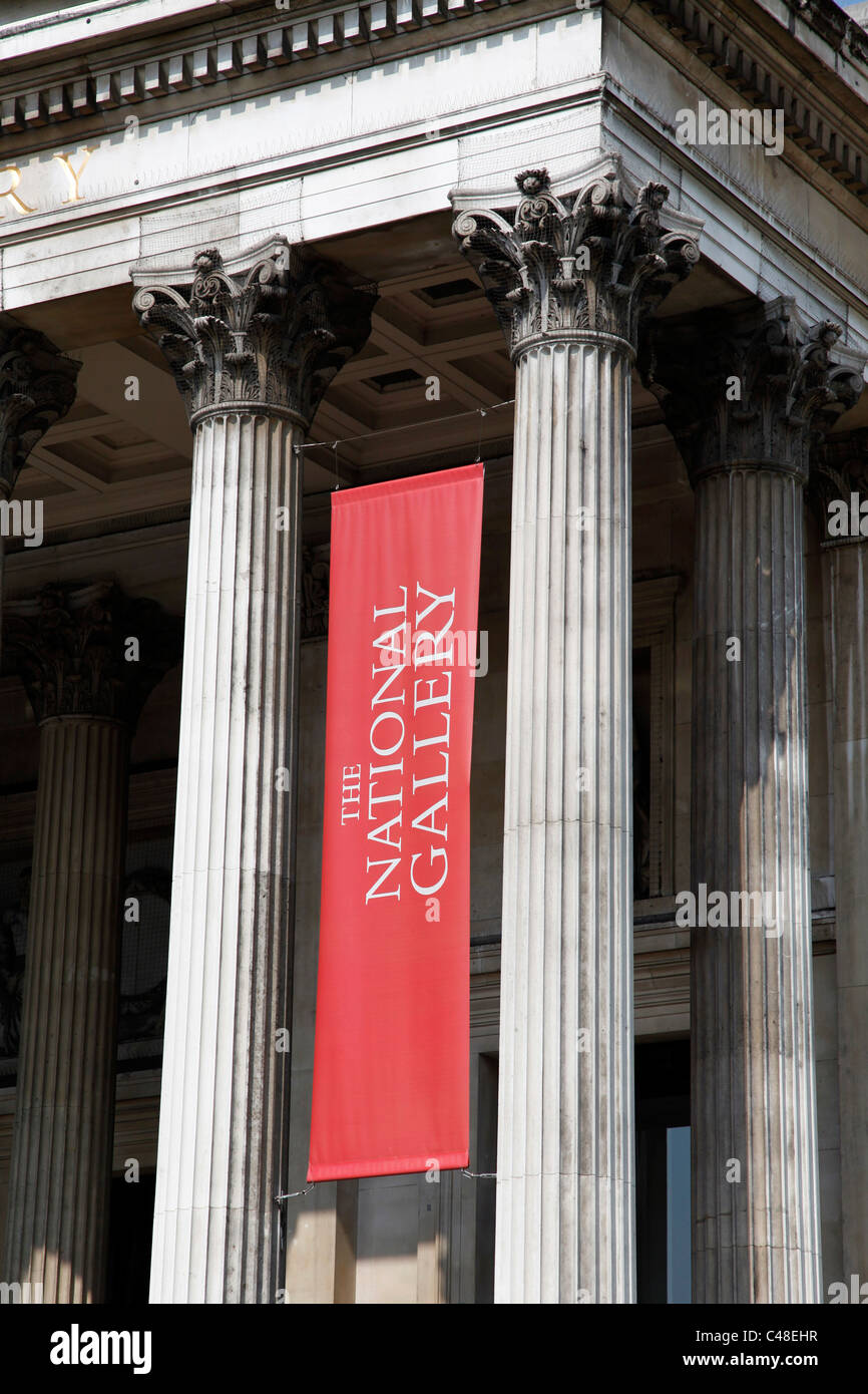 The National Gallery in London, England Stock Photo