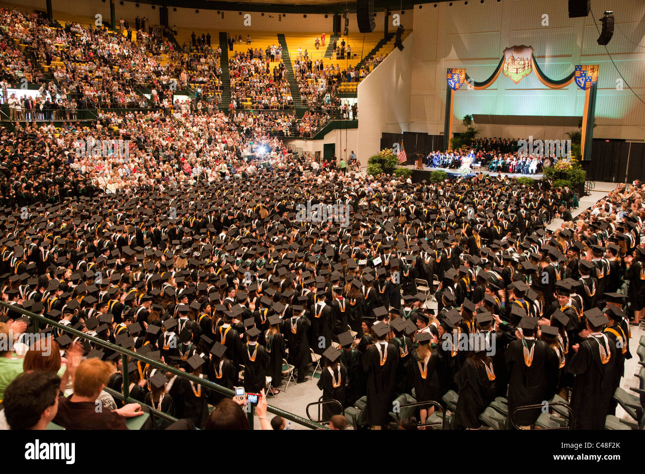 Commencement ceremony at the College of William and Mary, Williamsburg