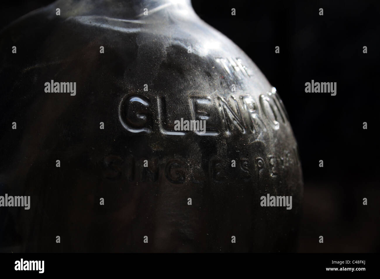 SEAU à glaçons en verre DEWAR'S finest scotch Whisky