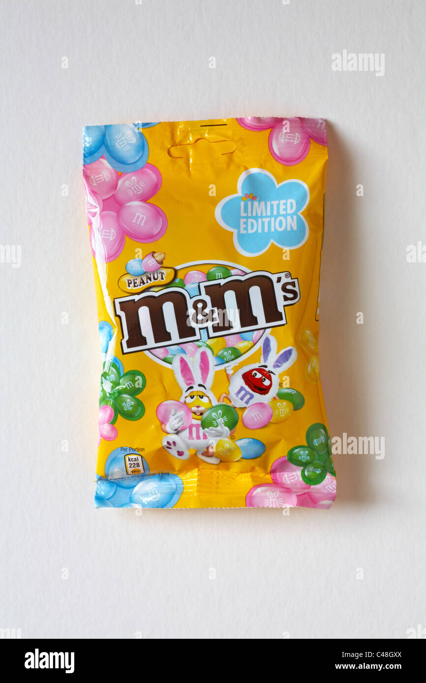 Peanut ms candy bag candies hi-res stock photography and images - Alamy