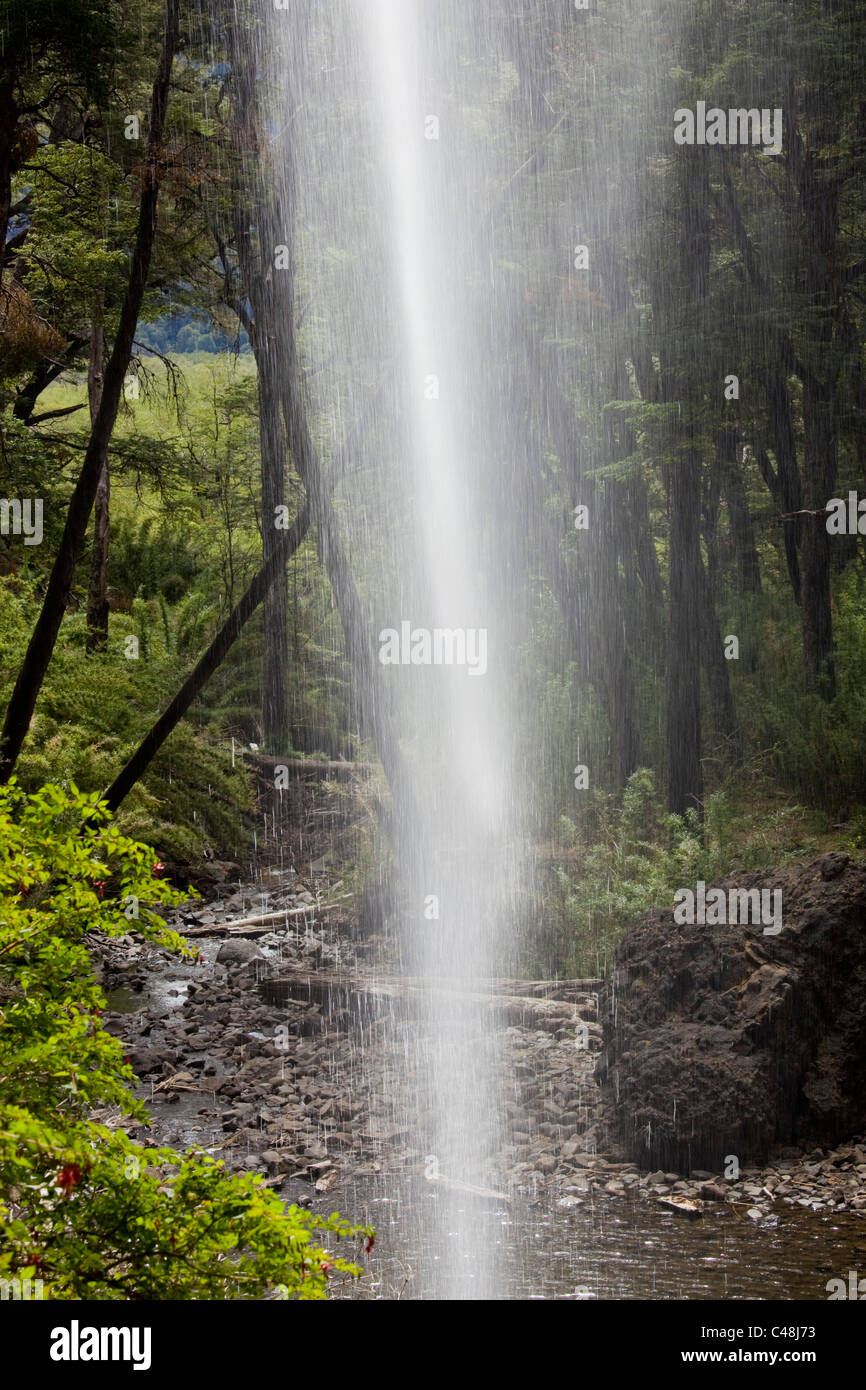 Photograph of a waterfall in Patagonia Argentina Stock Photo