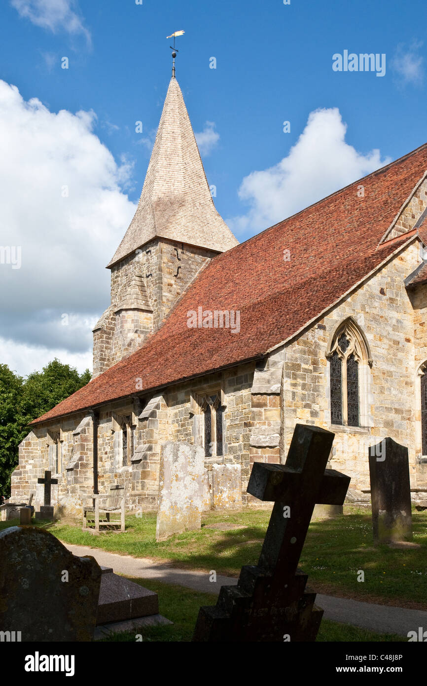 Saint Bartholomews Church, Burwash, Sussex, England, UK Stock Photo Alamy