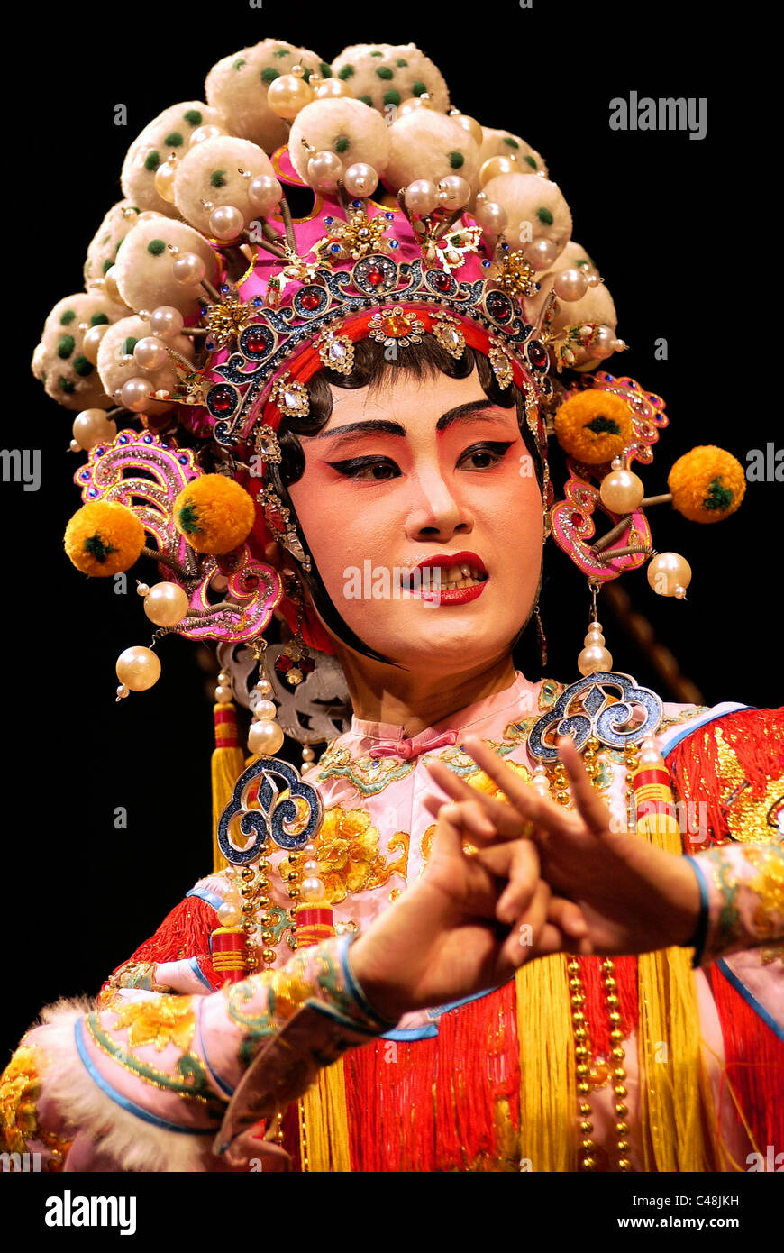 Chinese Opera, Hong Kong, China. Stock Photo