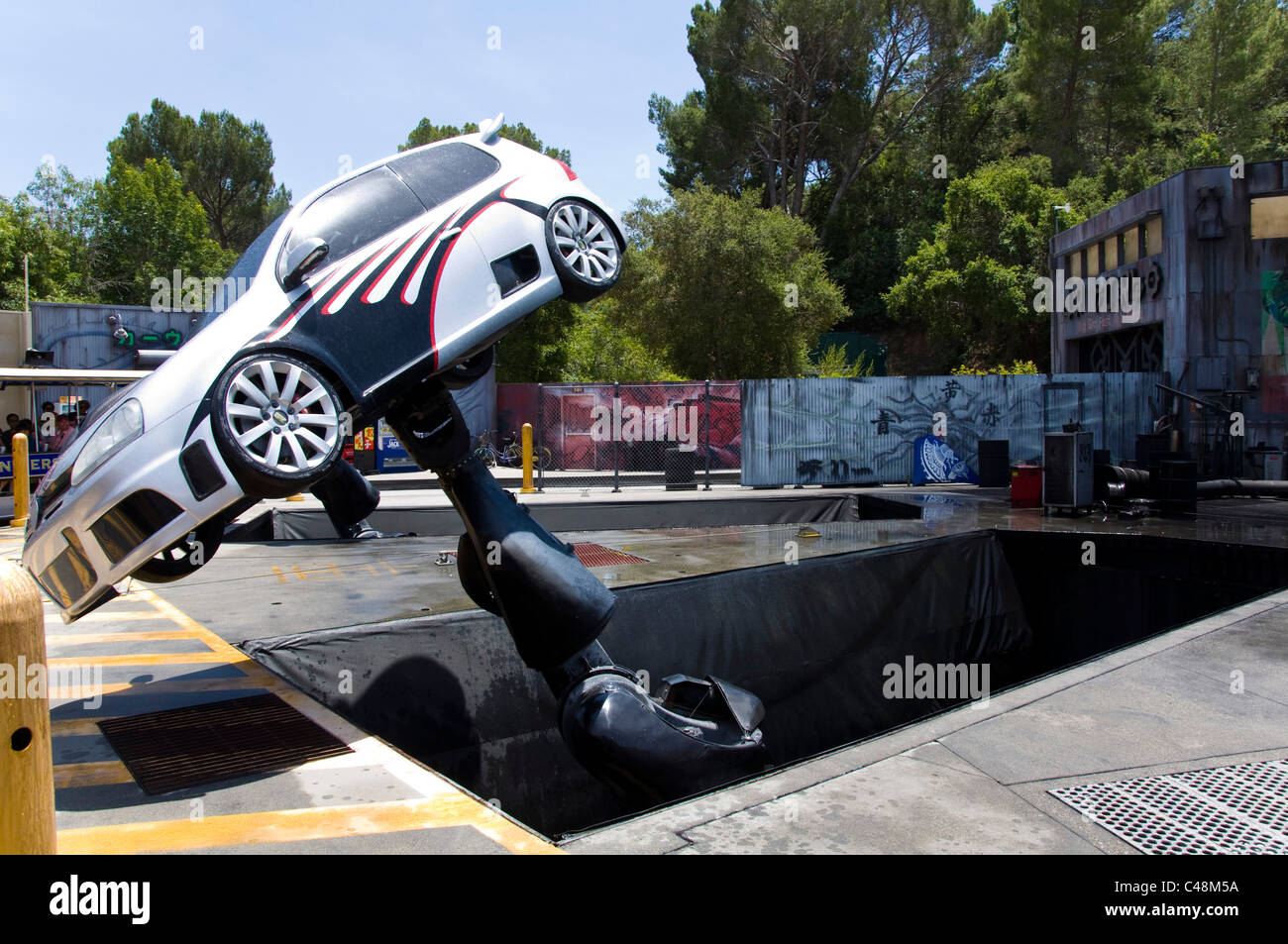 Fire and Car Show at Universal Studios, Los Angeles, California, USA ...