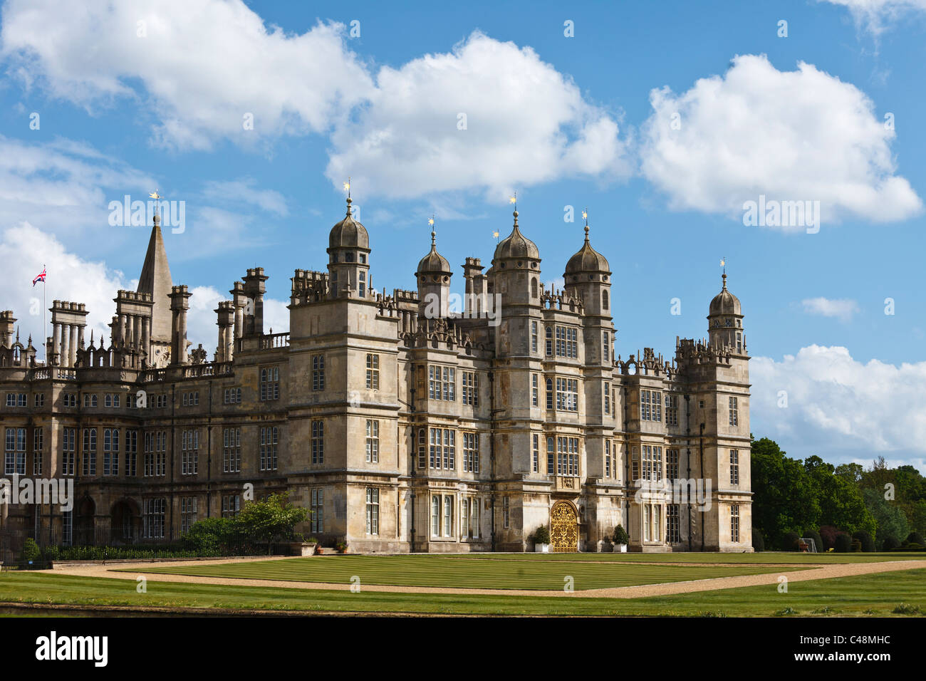 Burghley House, Stamford, Lincolnshire, England Stock Photo Alamy