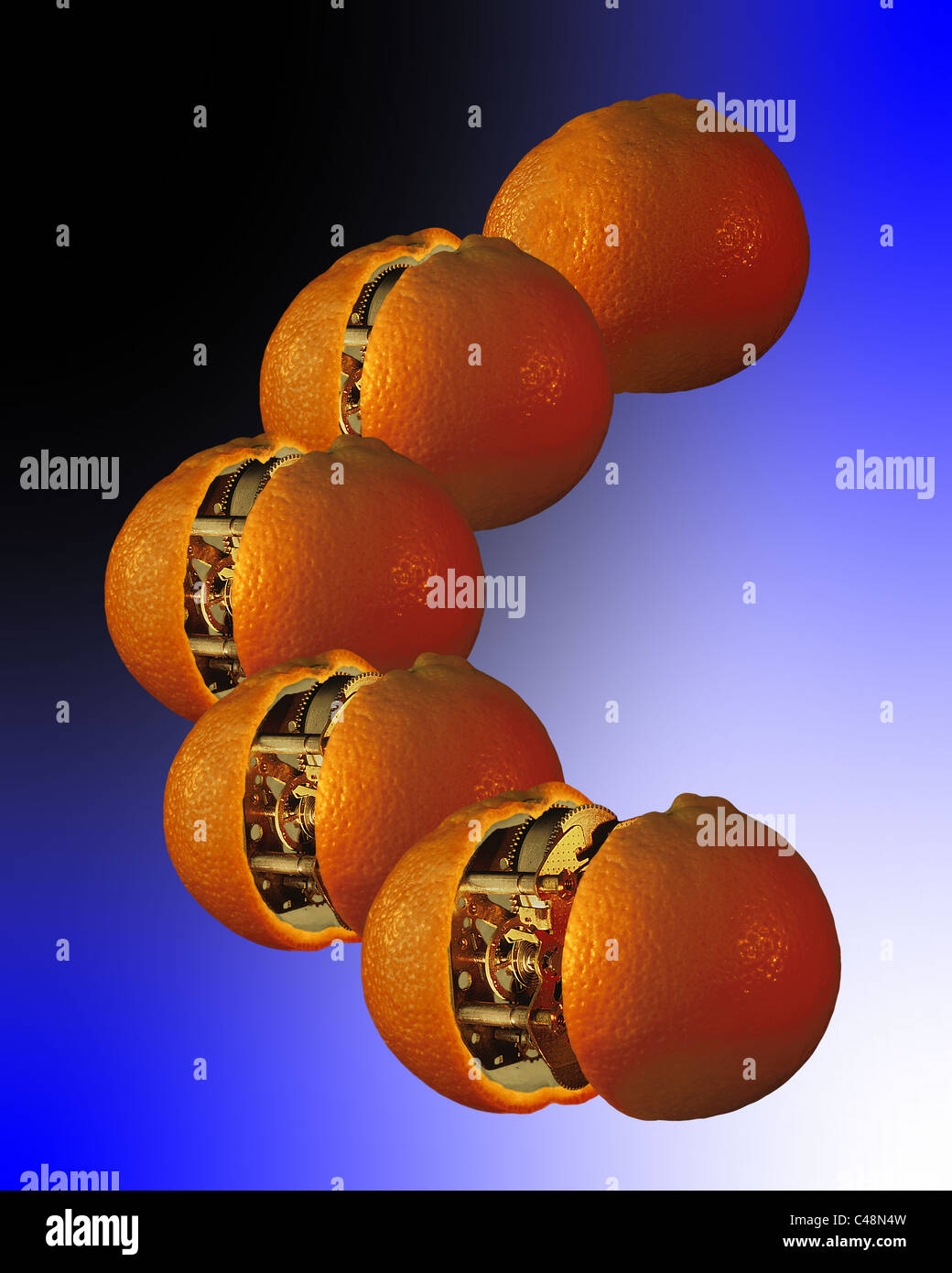 A clockwork orange Stock Photo Alamy