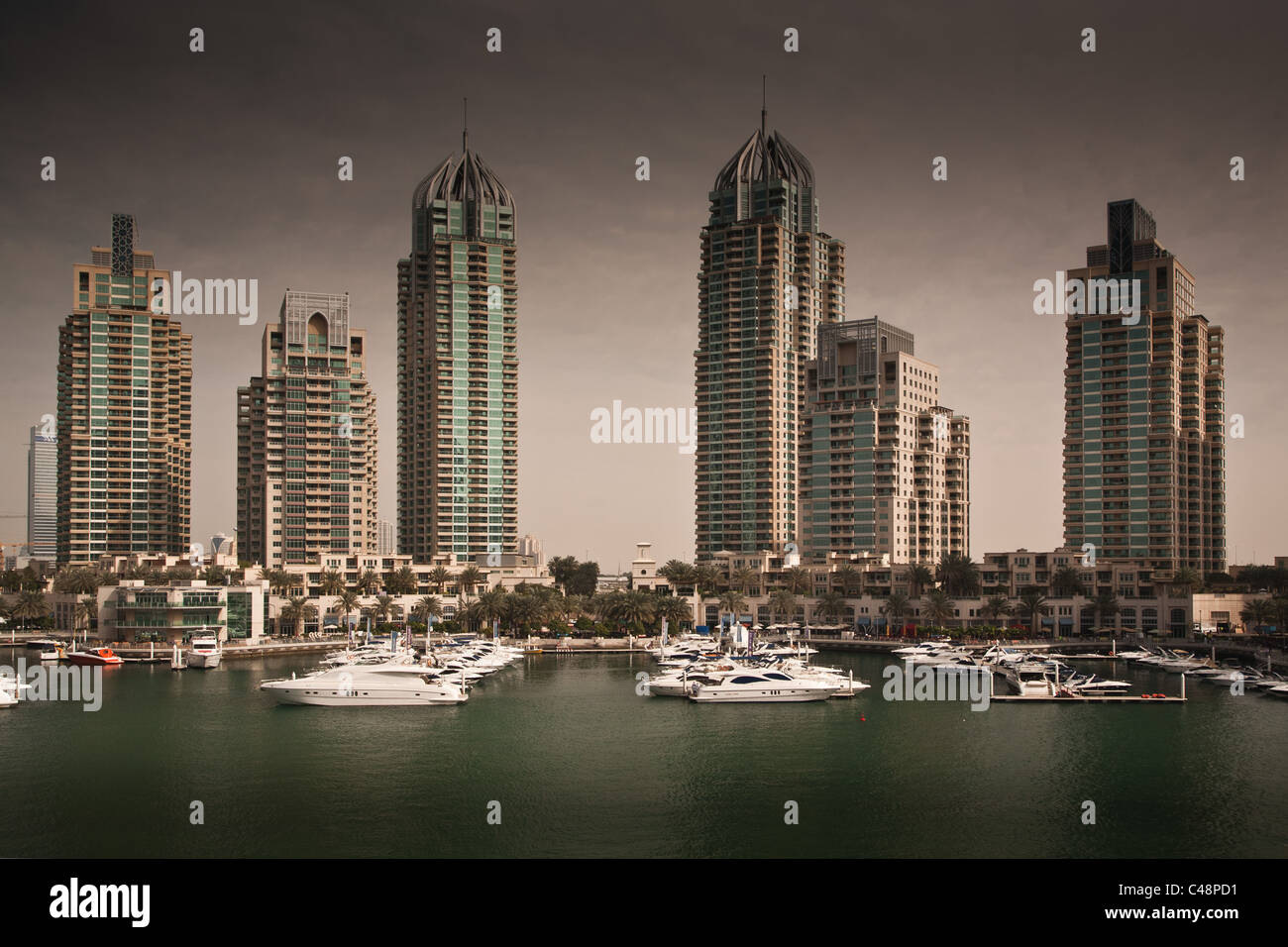 Dubai Marina UAE United Arab Emirates Middle East Stock Photo