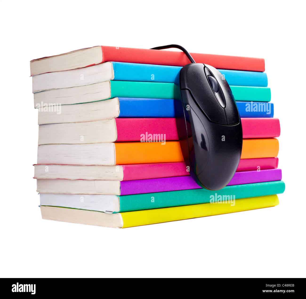 books and computer Stock Photo - Alamy