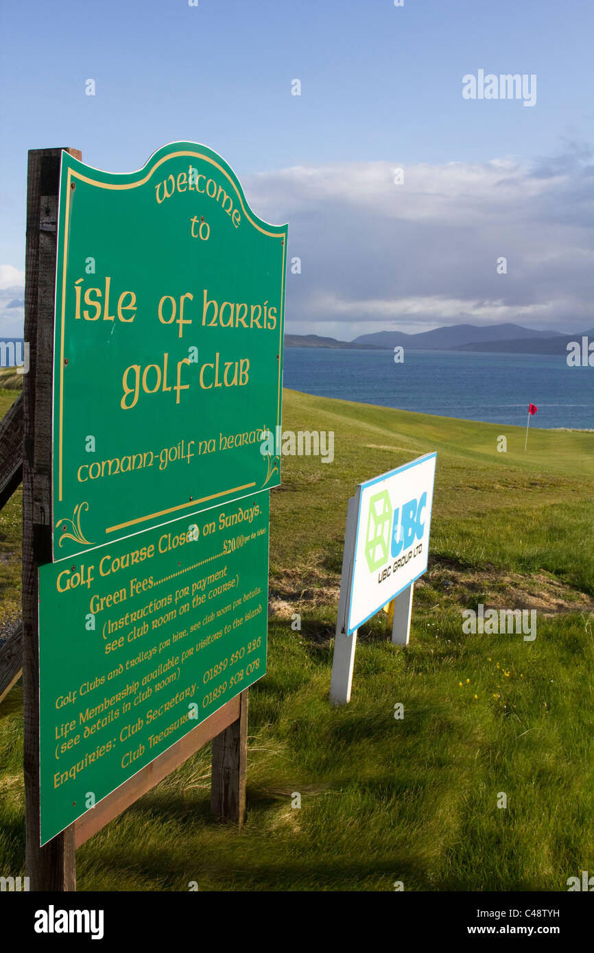 Isle of harris golf course at scarista beach, isle of harris, outer Isle of harris golf course at scarista beach, isle of harris, outer