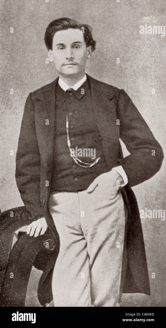 Benito María de los Dolores Pérez Galdós, 1843 - 1920, known as Benito Pérez Galdós. Spanish novelist and dramatist. Stock Photo