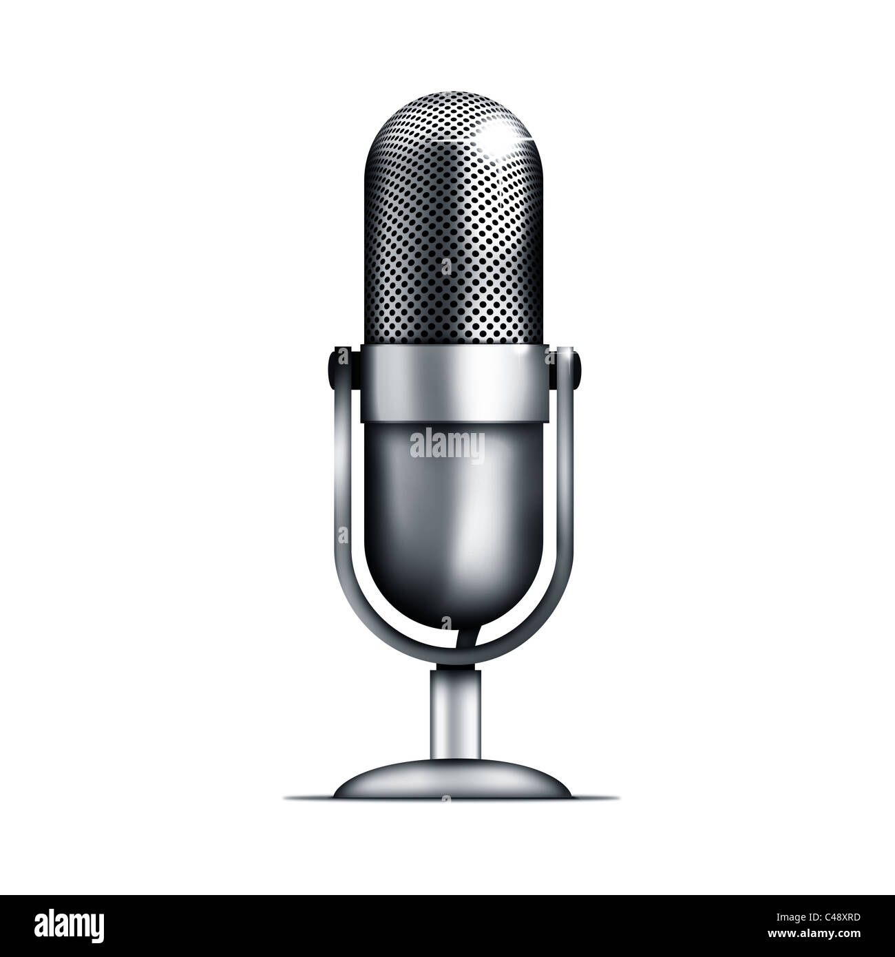 Old microphone hi-res stock photography and images - Alamy