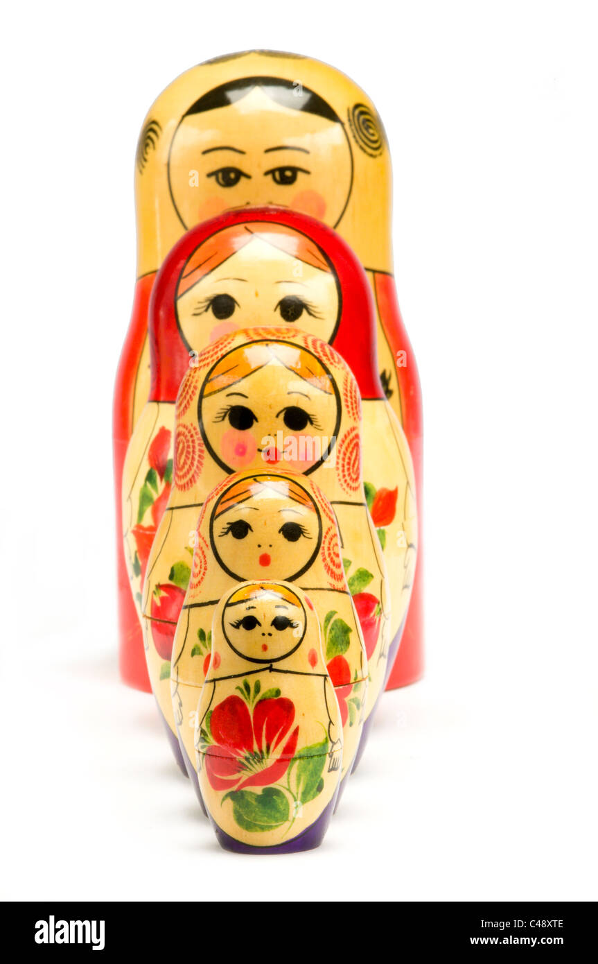 Babushka nesting dolls Stock Photo Alamy