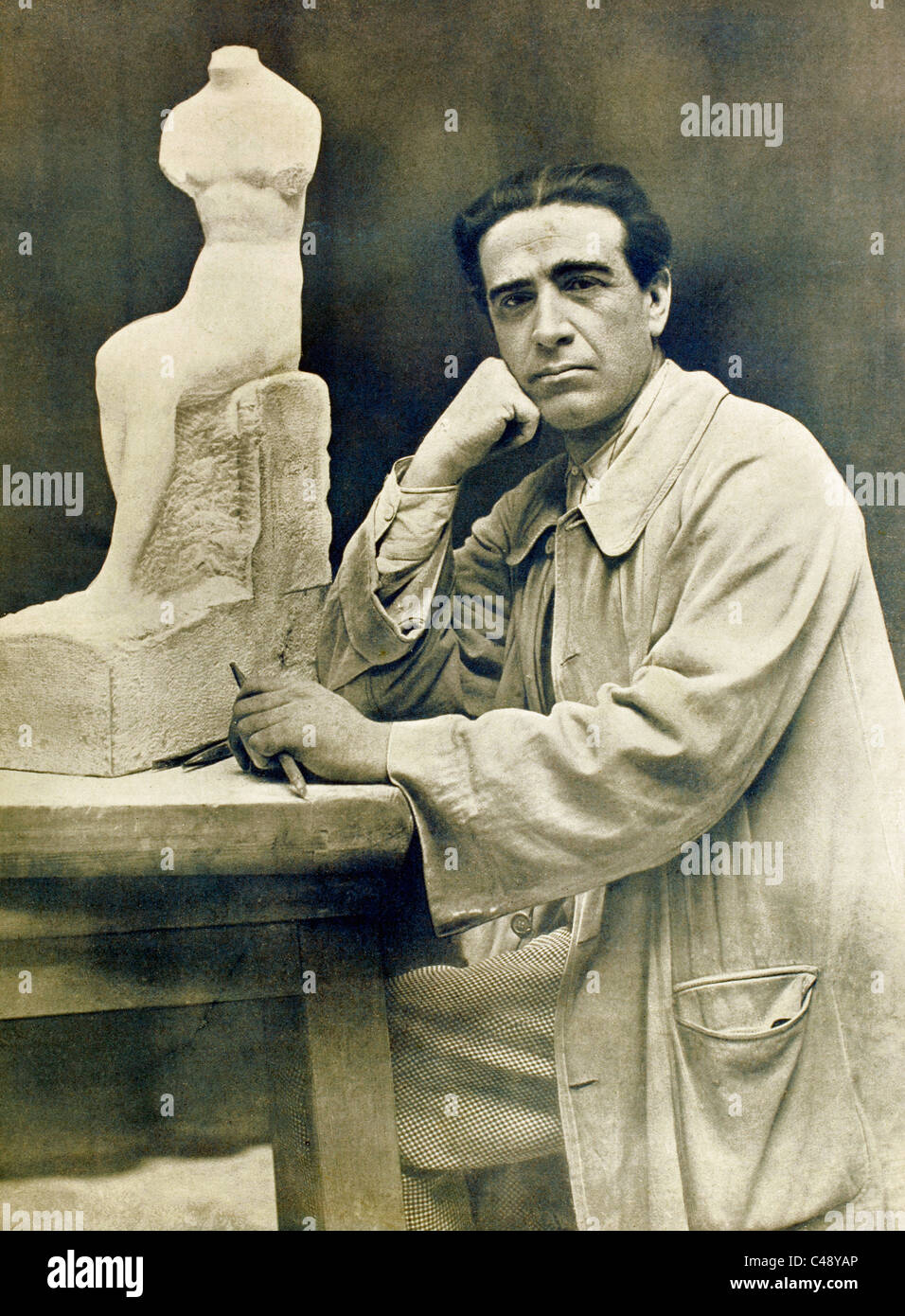 Mateo Inurria Lainosa, 1867 – 1924. Spanish sculptor. Stock Photo