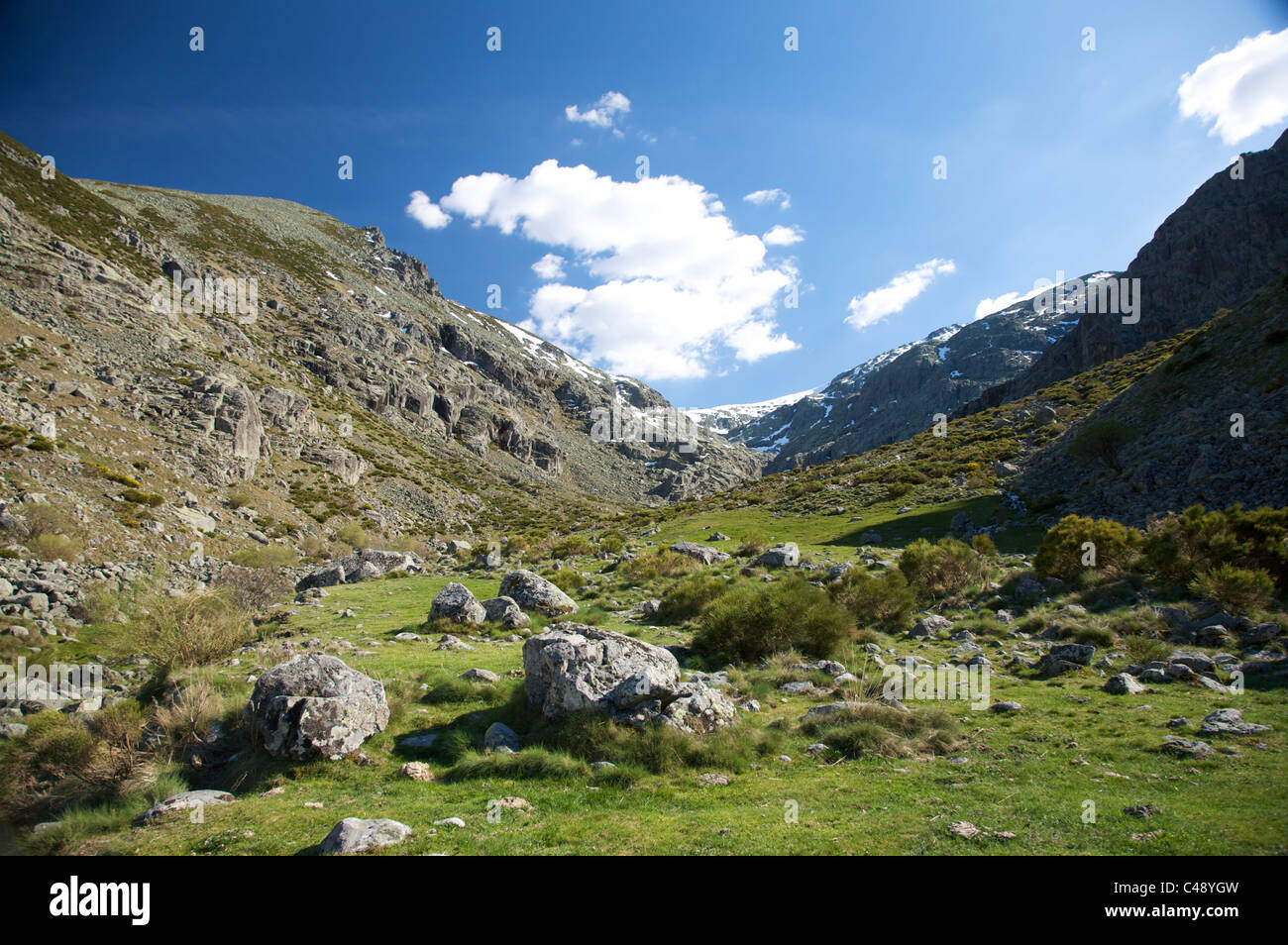 gredos mountains in avila spain Stock Photo - Alamy