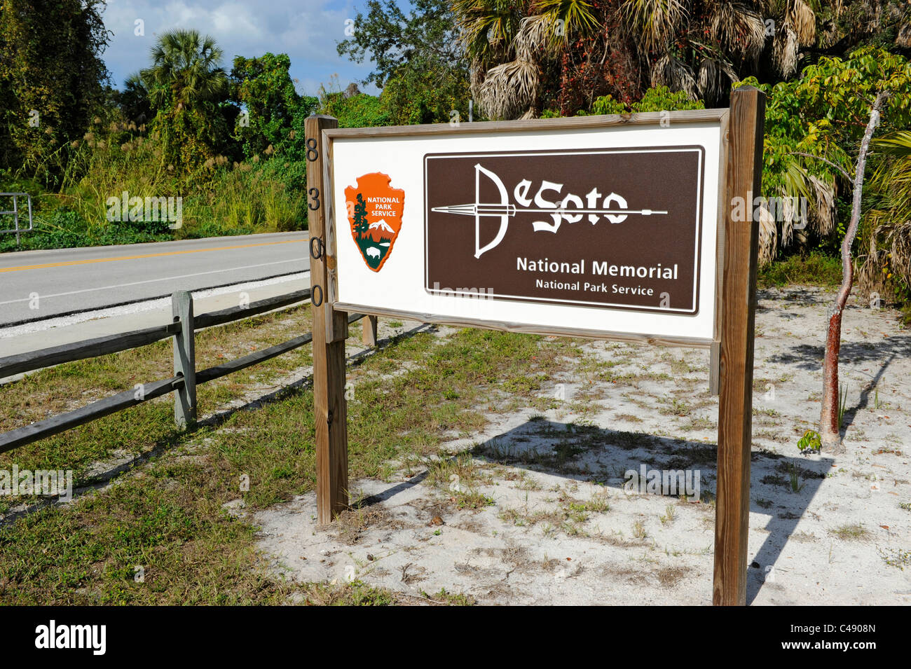 Hernando De Soto National Memorial Park Bradenton Florida Stock Photo