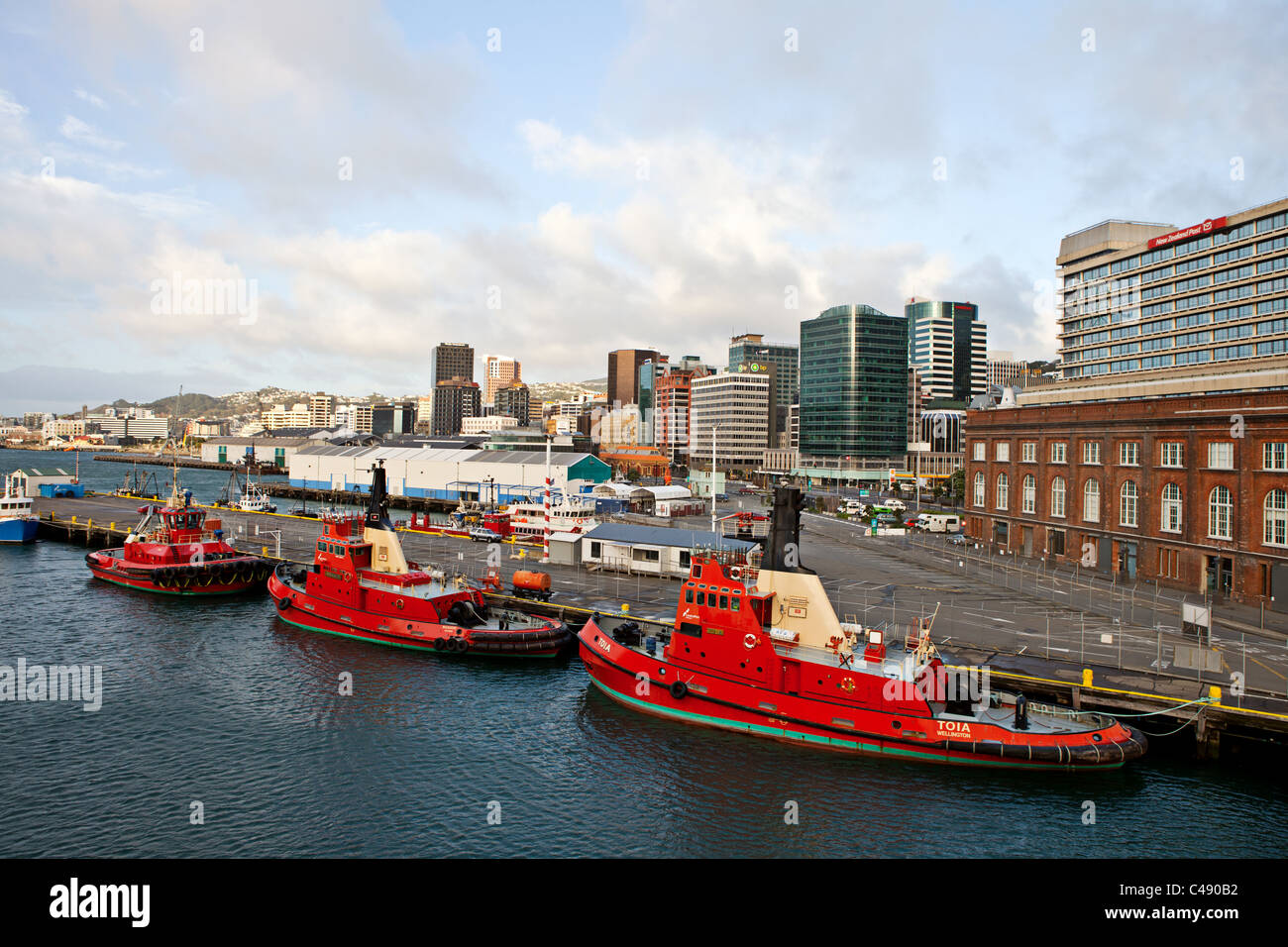 Rescue ships, Wellington, New Zealand Stock Photo