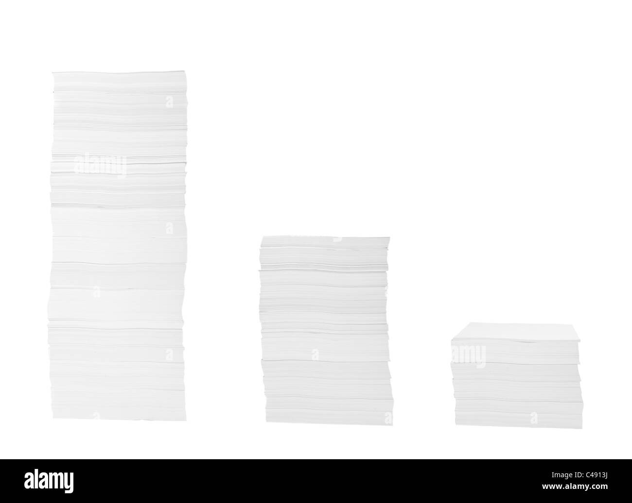 stack of paper Stock Photo Alamy