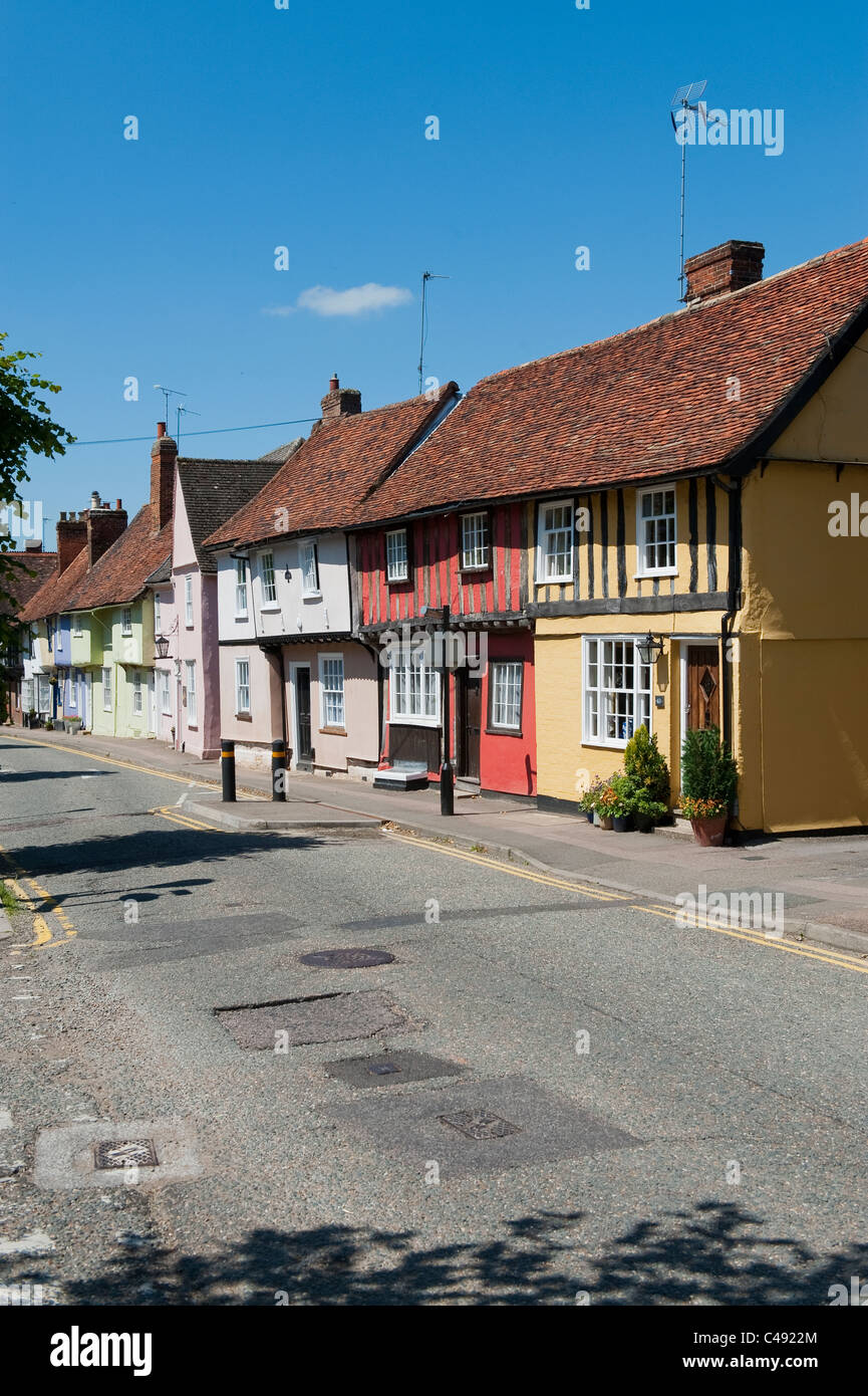 Castle Street, Saffron Walden, Essex Stock Photo Alamy