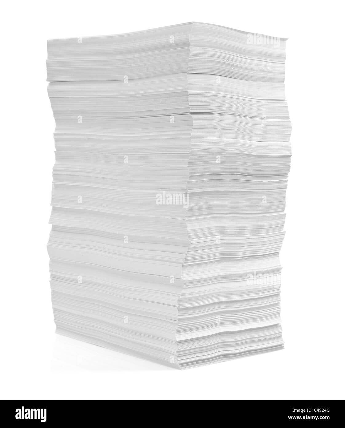 stack of paper Stock Photo Alamy