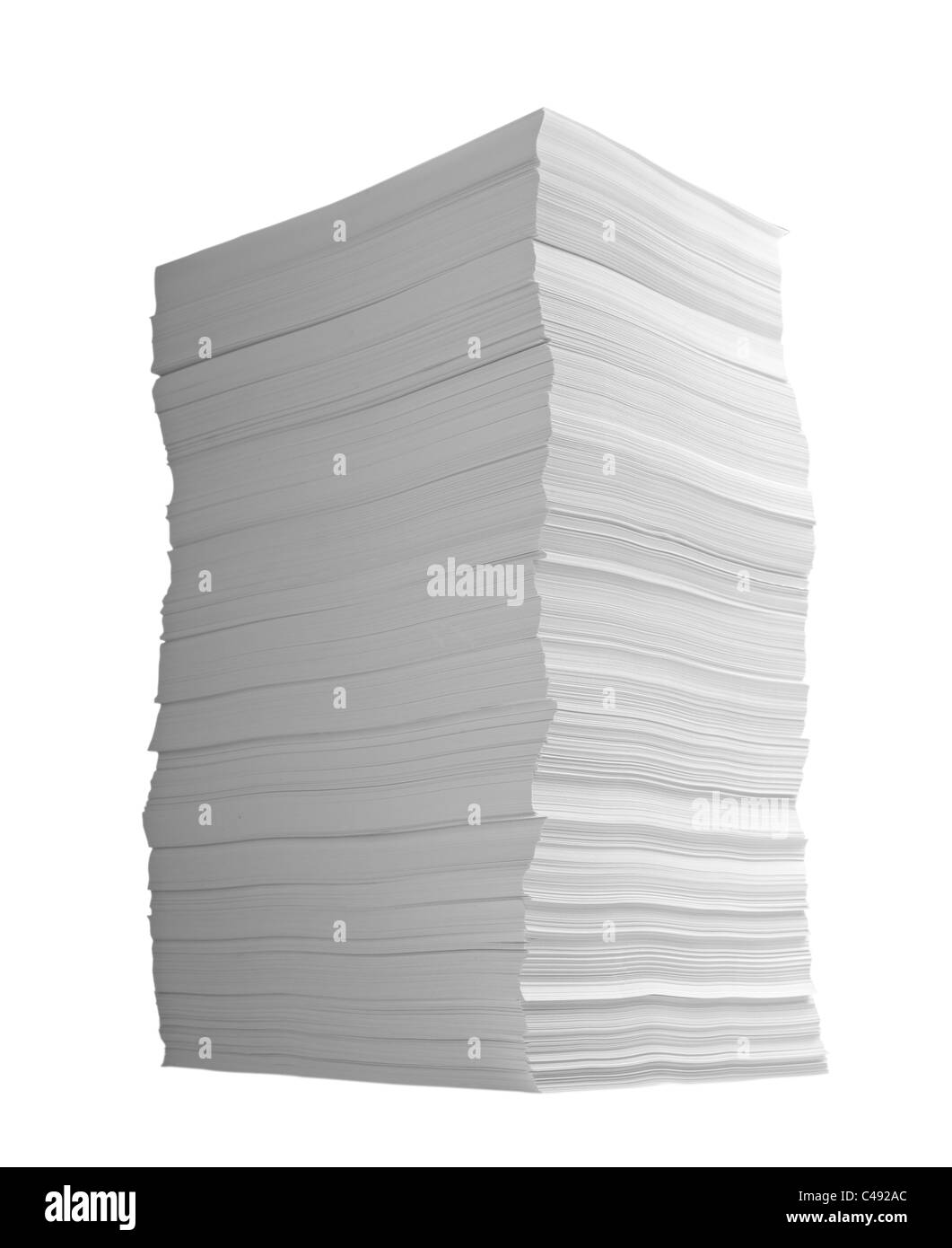 stack of paper Stock Photo Alamy
