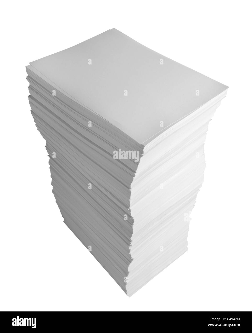 stack of paper Stock Photo Alamy