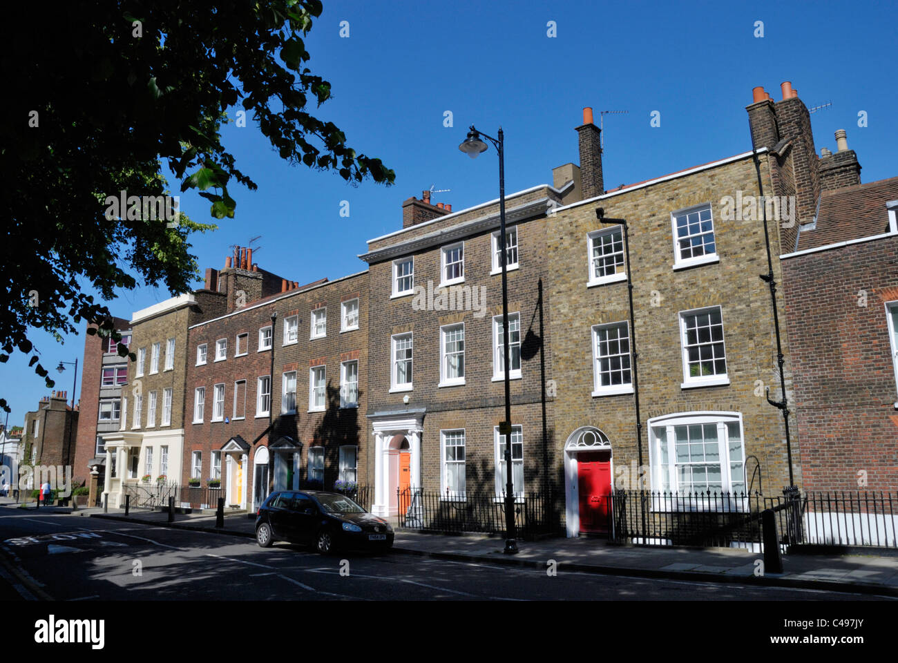 Houses in Southwood Lane, Highgate, London, England Stock Photo Alamy