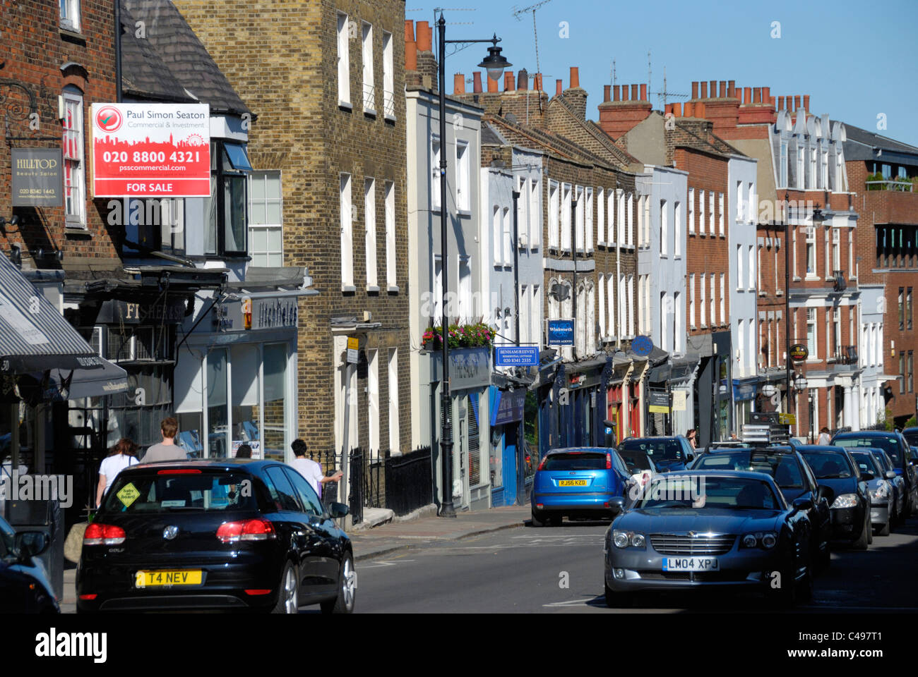 Highgate High Street, Highgate Village, London, England Stock Photo Alamy