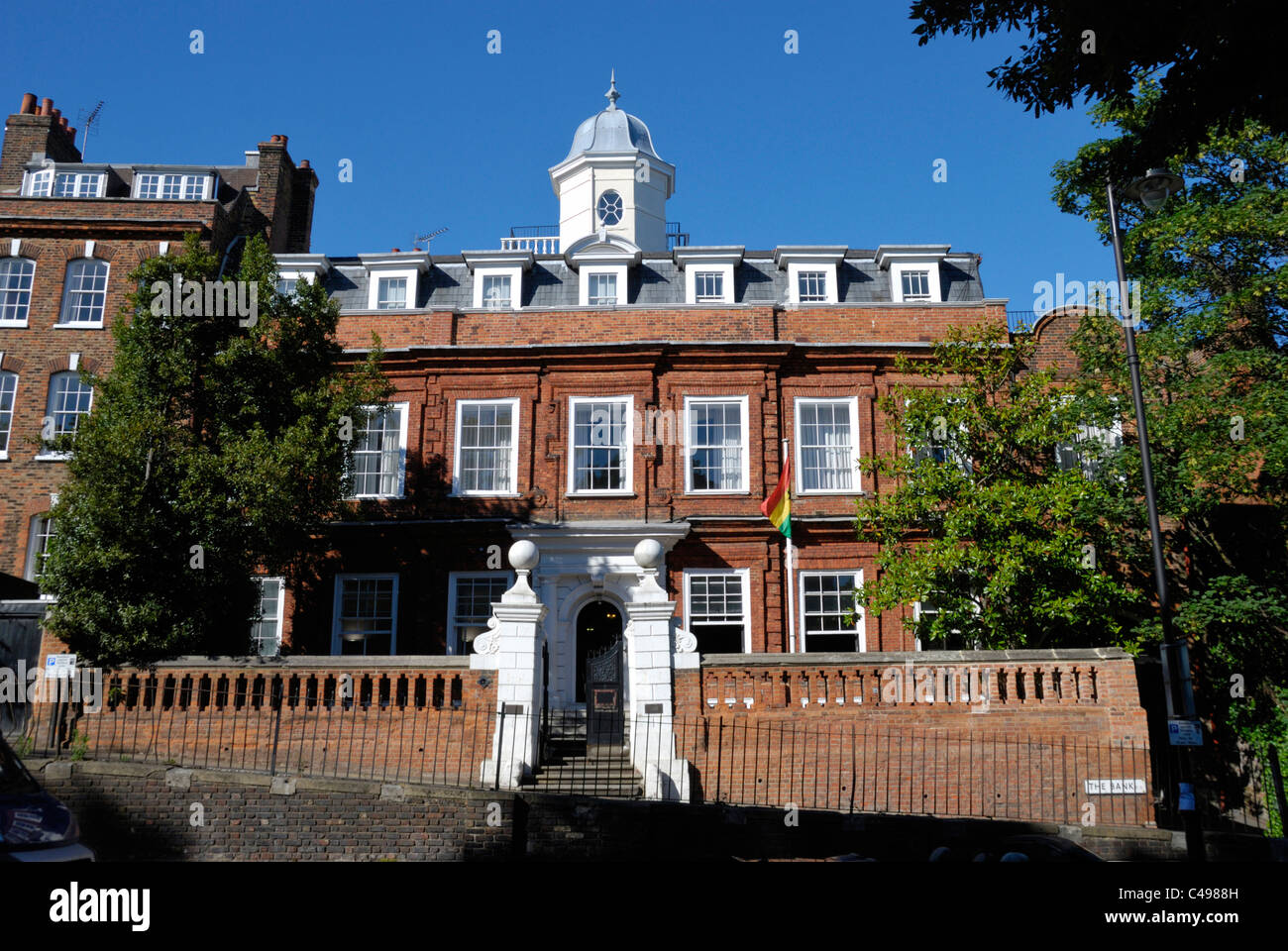 Ghana High Commission in Highgate Hill, Highgate, London, England Stock Photo