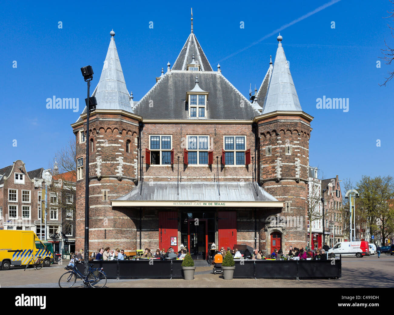 In De Waag cafe and restaurant, Nieuwmarkt, Amsterdam, Netherlands Stock Photo