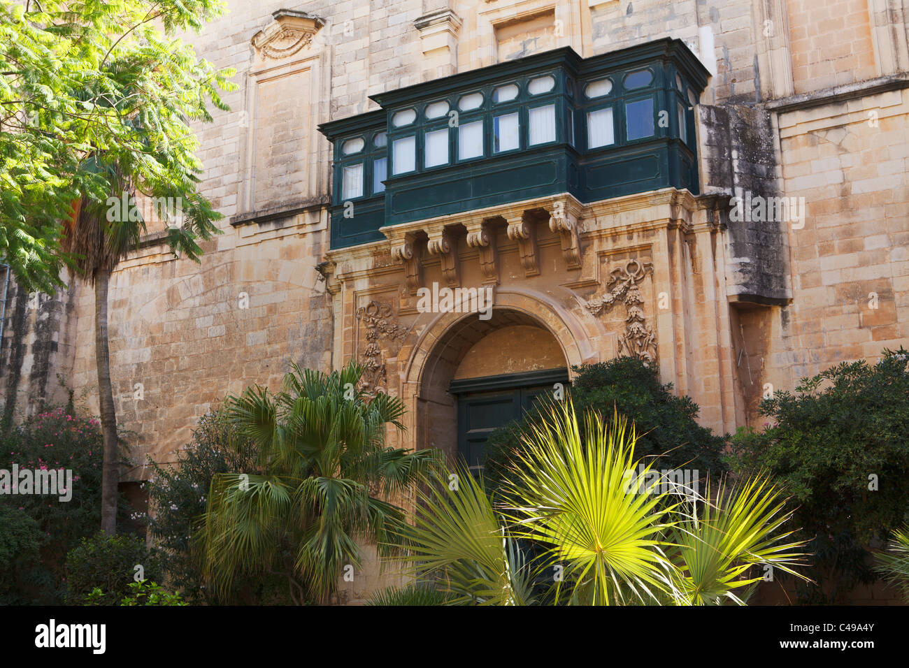 Gardens of the Grand Masters Palace, Valletta, Malta Stock Photo