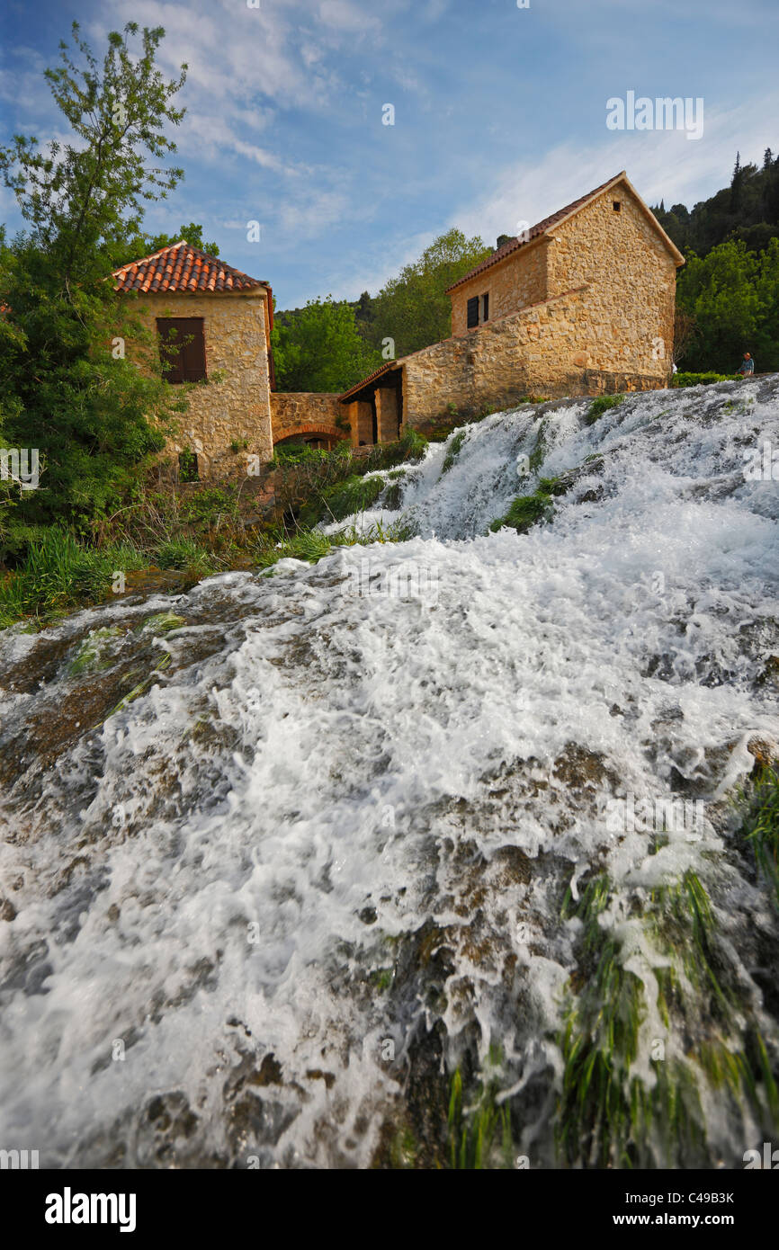 National park Krka, Croatia. Stock Photo