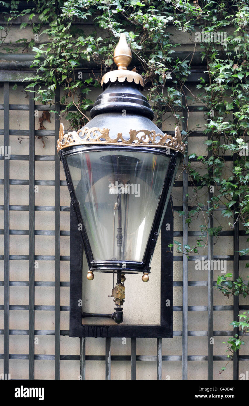 Victorian street gas light situated opposite The Dukes Hotel in