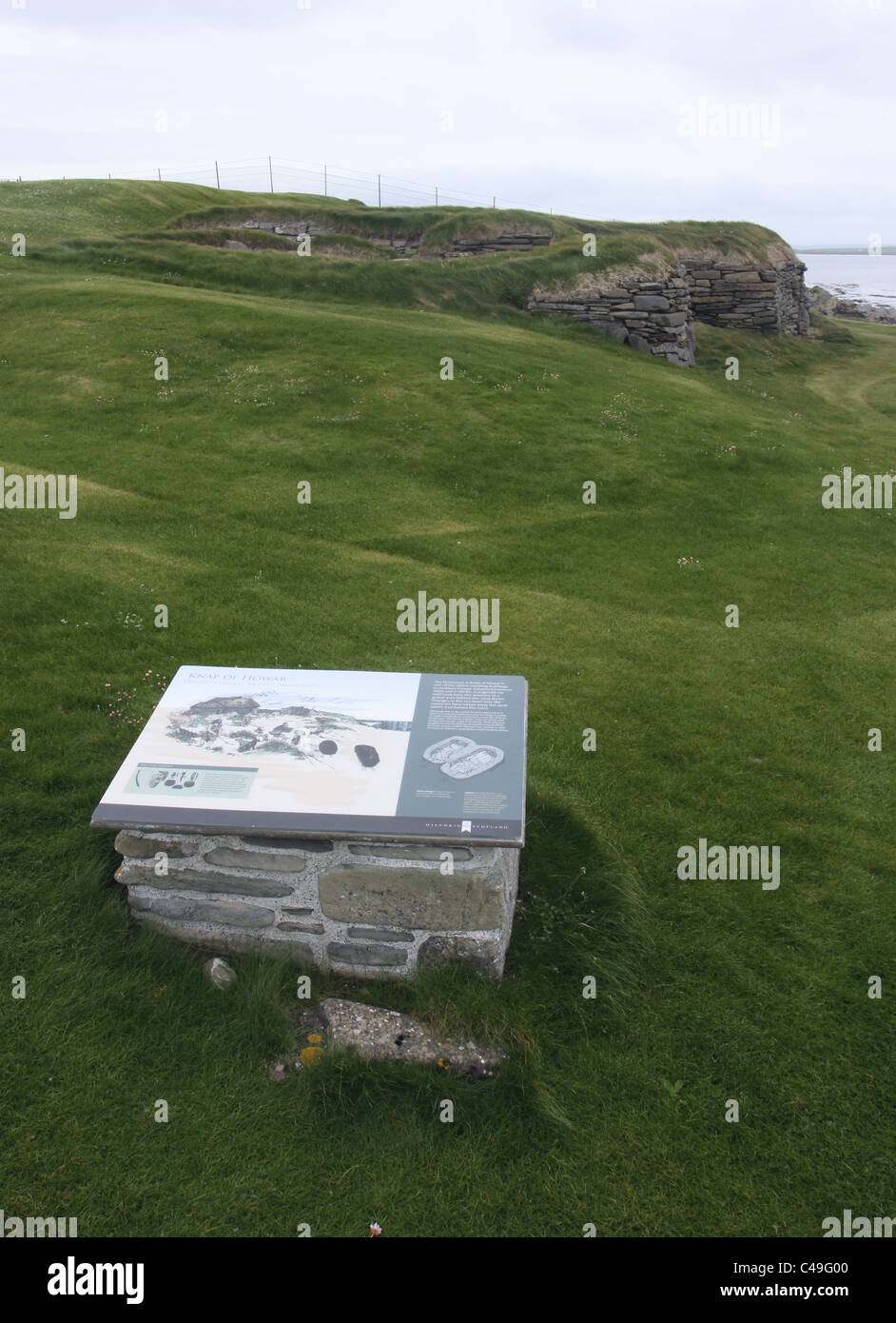 Knap of Howar Papa Westray Orkney Scotland May 2011 Stock Photo