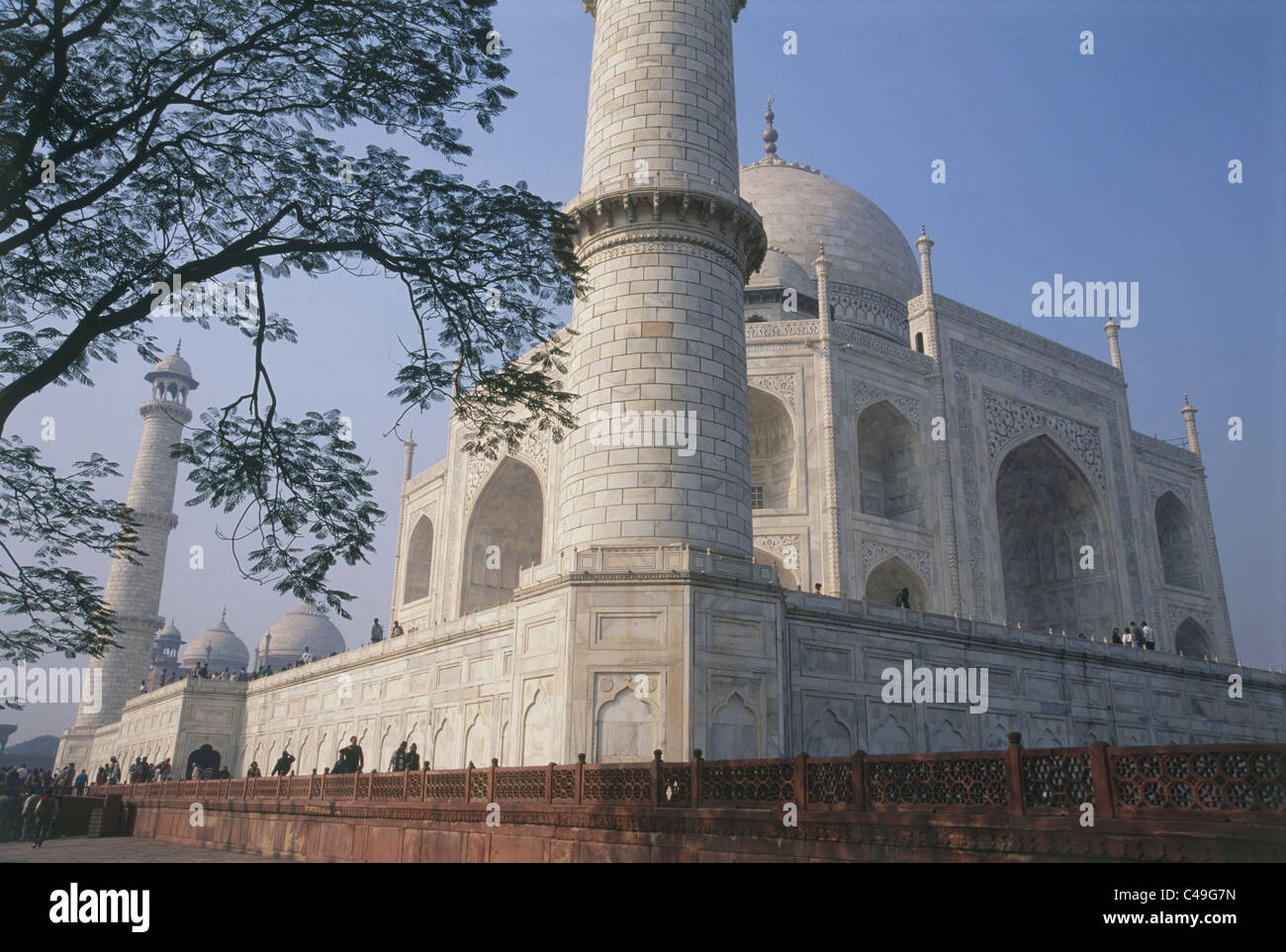 Photograph of the Taj Mahal in India Stock Photo