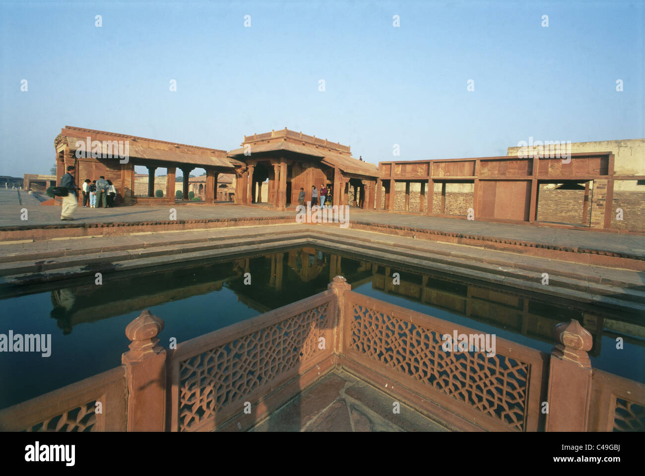 Photograph of an Indian temple in Fatehpur Sikri India Stock Photo