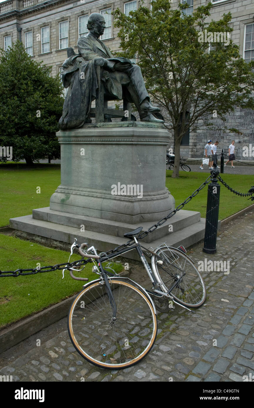 Photograph of a statue in Dublin Ireland Stock Photo