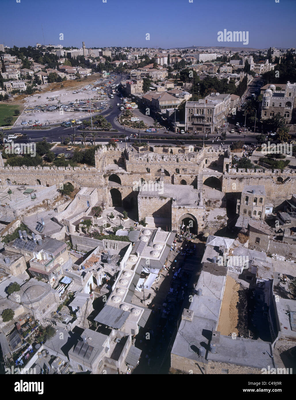 Aerial photograph of the old city of Jerusalem Stock Photo - Alamy