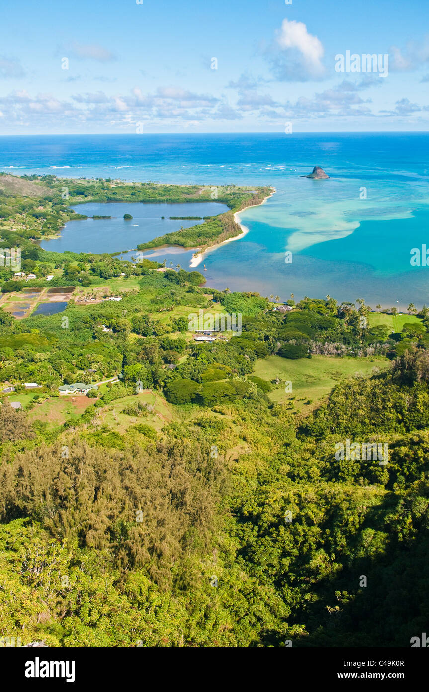 Kaneohe Bay & Mokoli'i island (previously known as the outdated term
