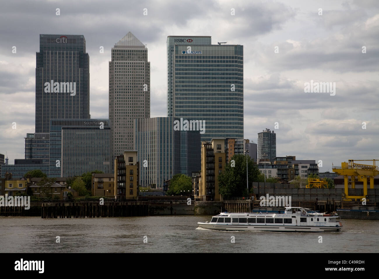 Canary Wharf Docklands London England Stock Photo - Alamy