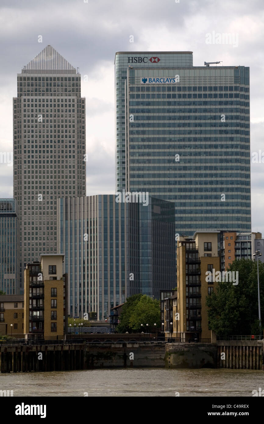 Canary Wharf Docklands London England Stock Photo - Alamy
