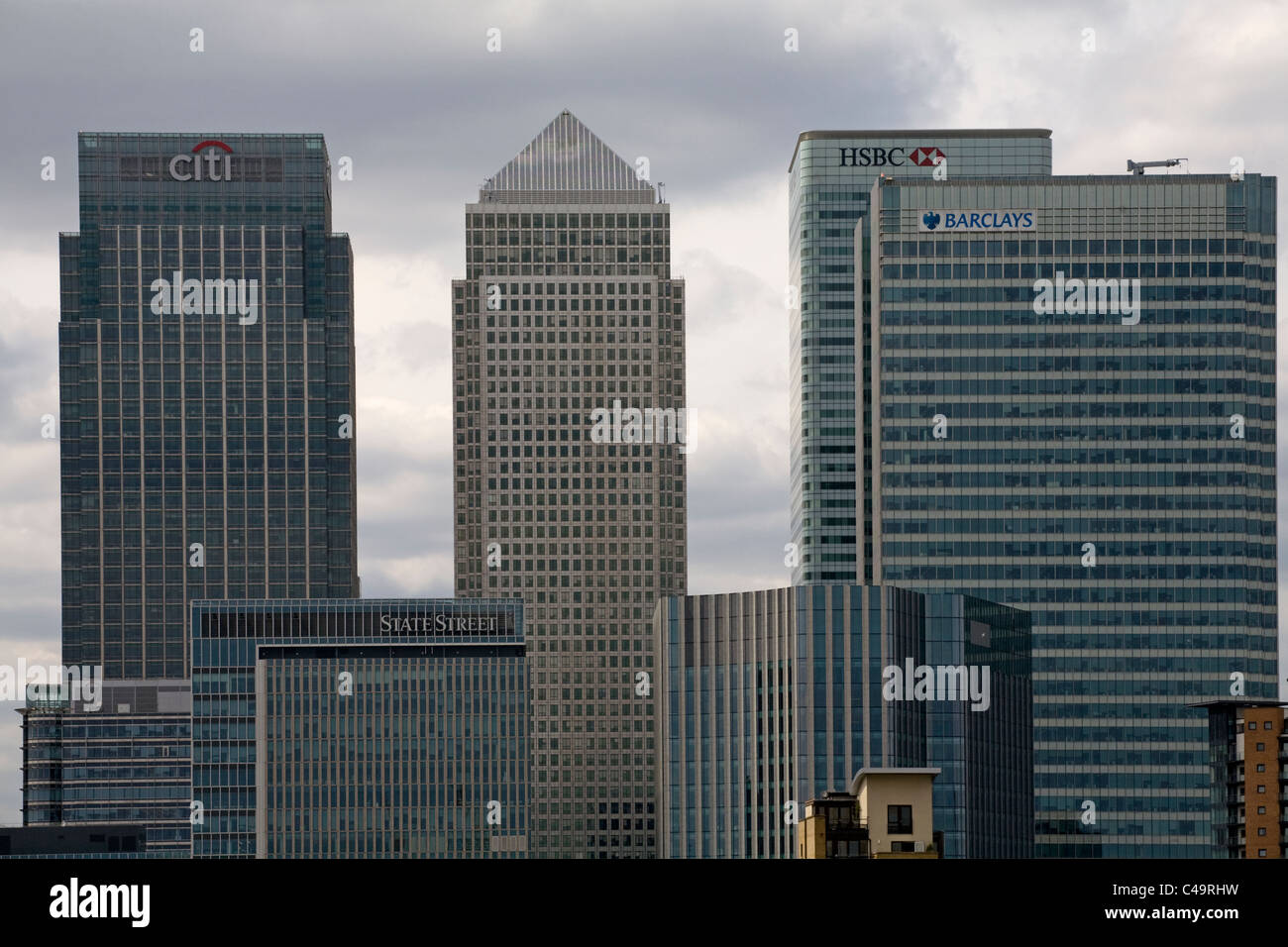Canary Wharf Docklands London England Stock Photo - Alamy