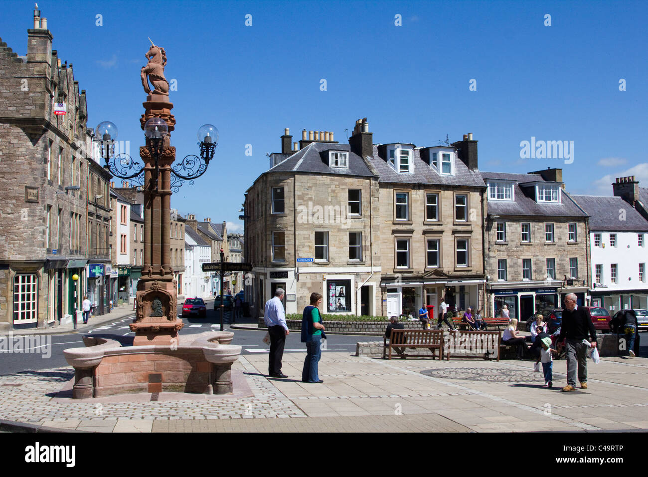 Jedburgh scottish borders scotland Stock Photo Alamy