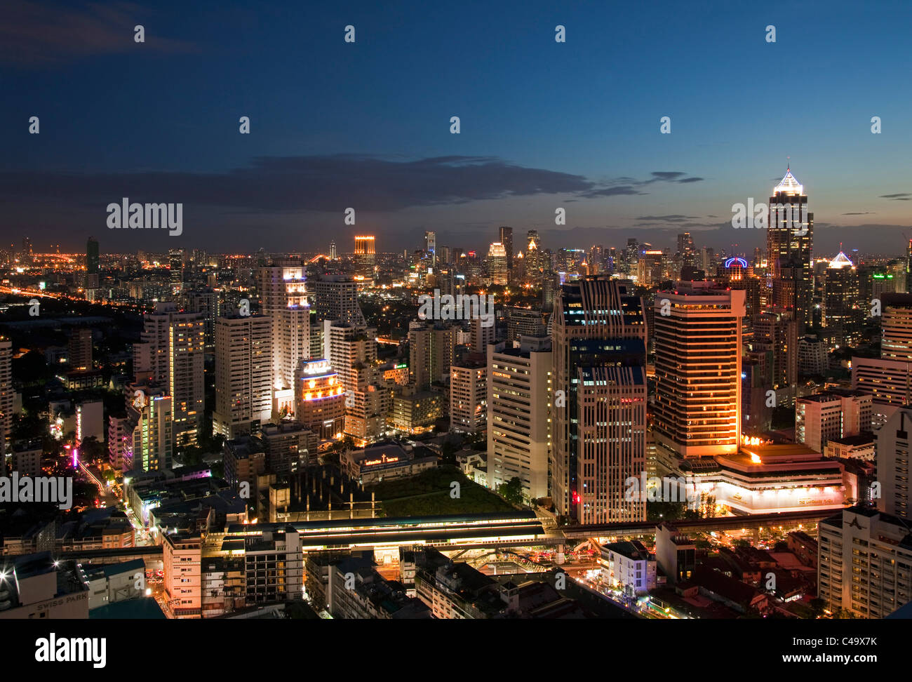Bangkok skyline, Thailand Stock Photo - Alamy
