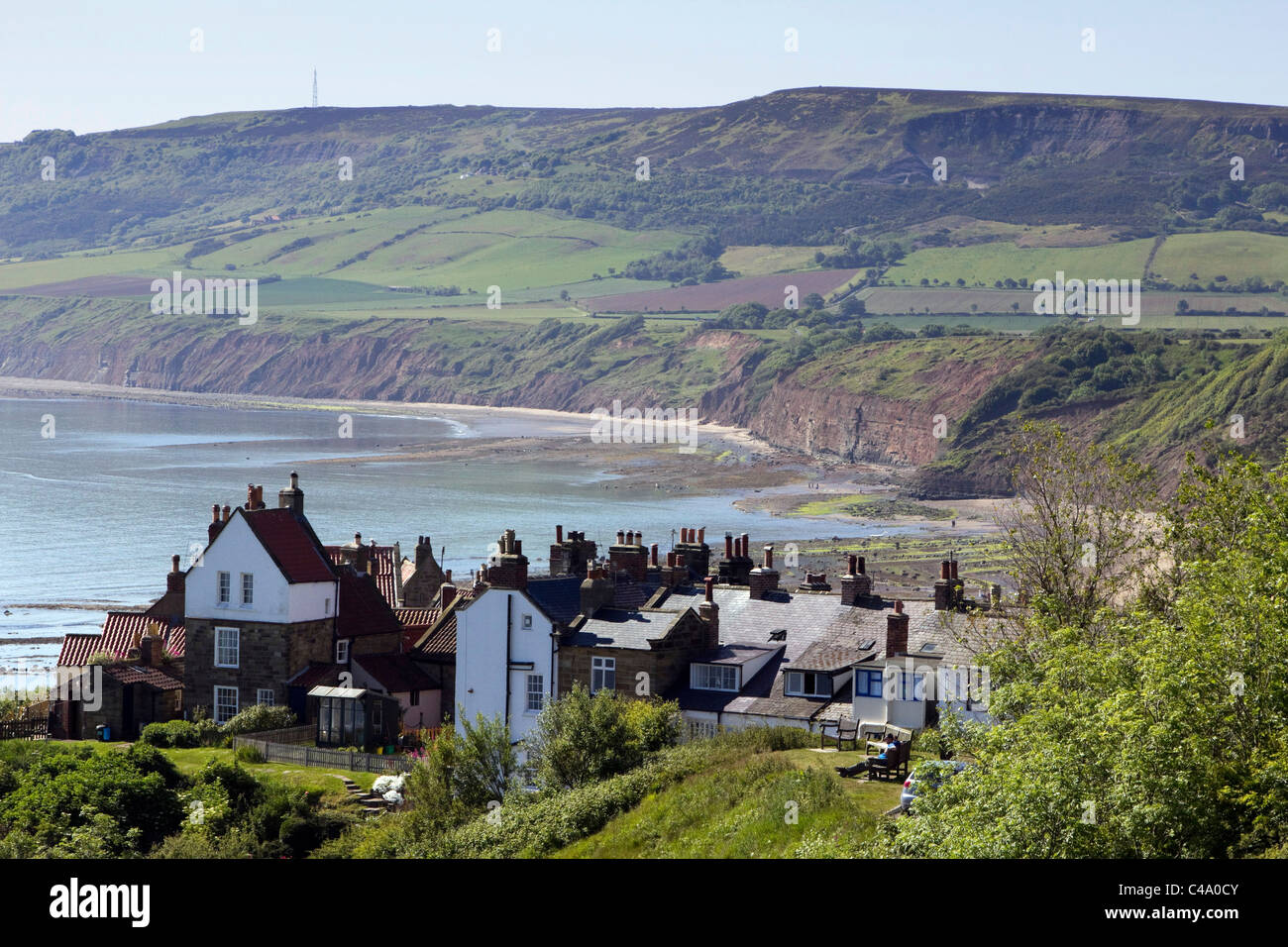 robin hoods bay north yorkshire coast england uk gb Stock Photo Alamy