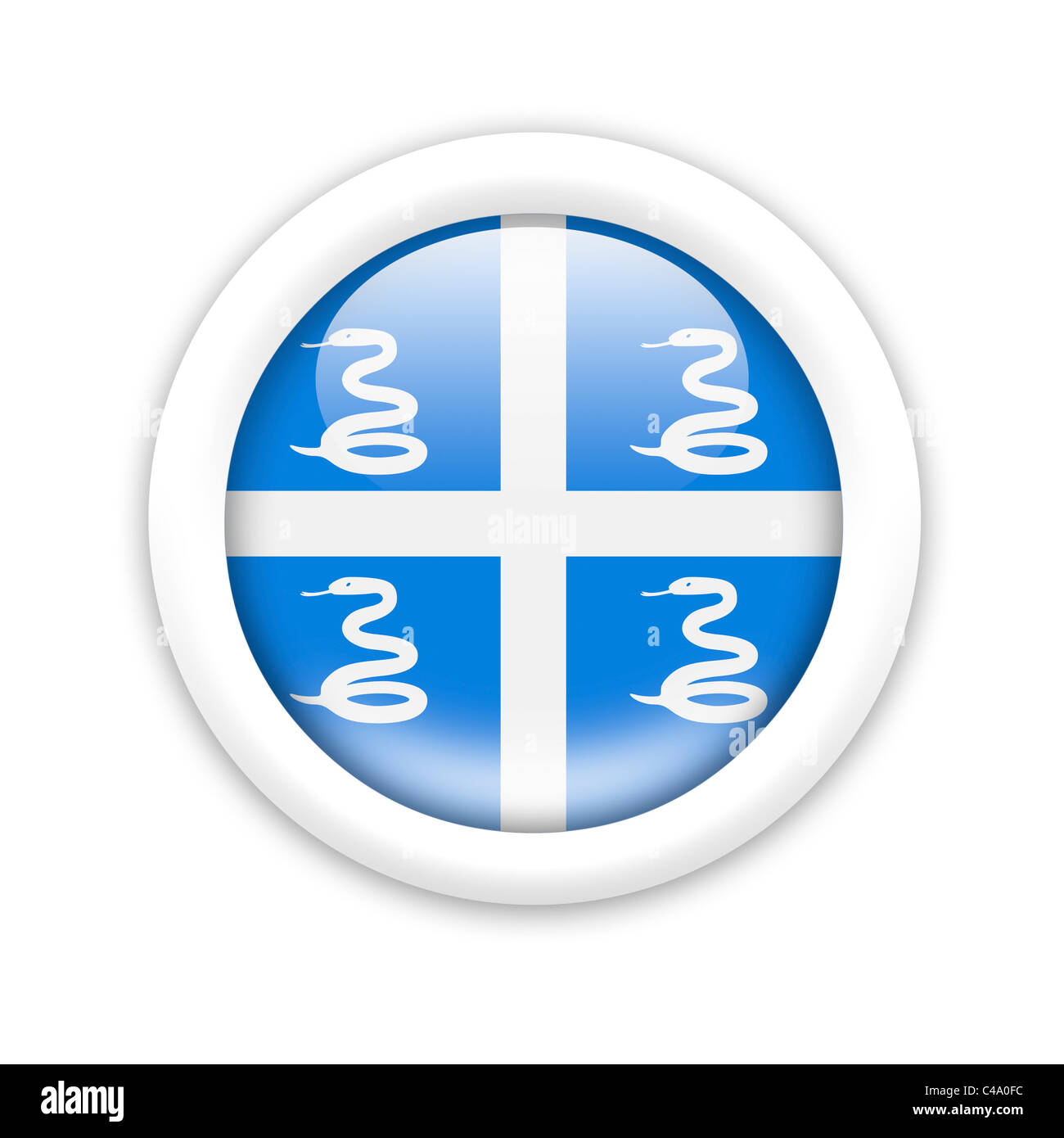 Flag of Martinique Stock Photo Alamy