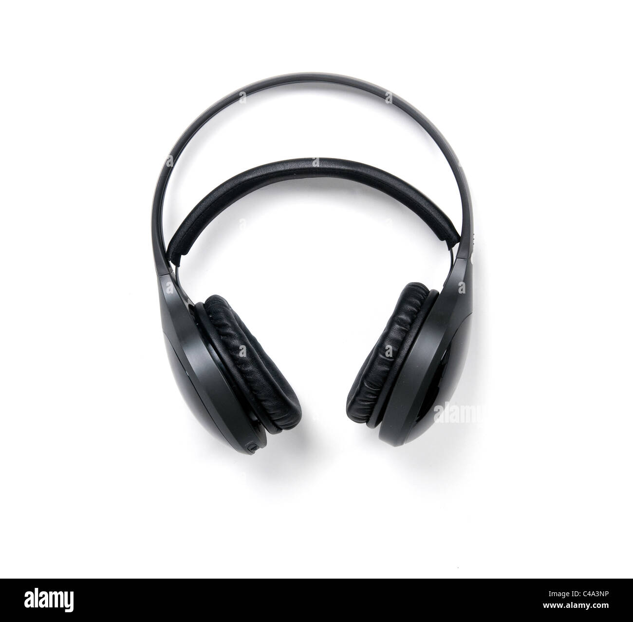Wireless headphones isolated on white background Stock Photo - Alamy