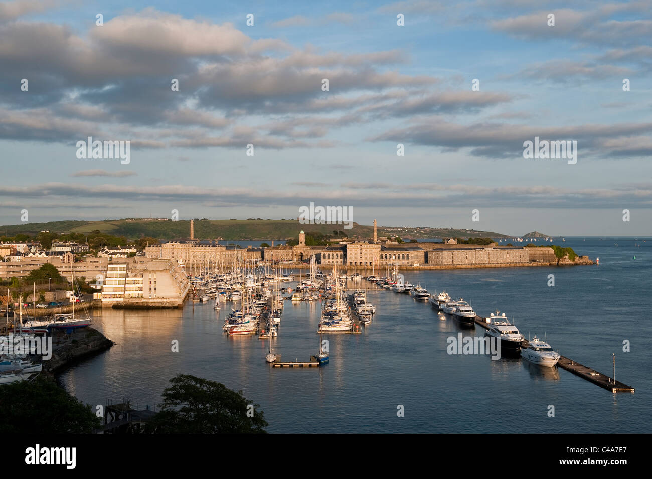 The Royal William Yard, Plymouth, Devon, UK. Once the Royal Navy's