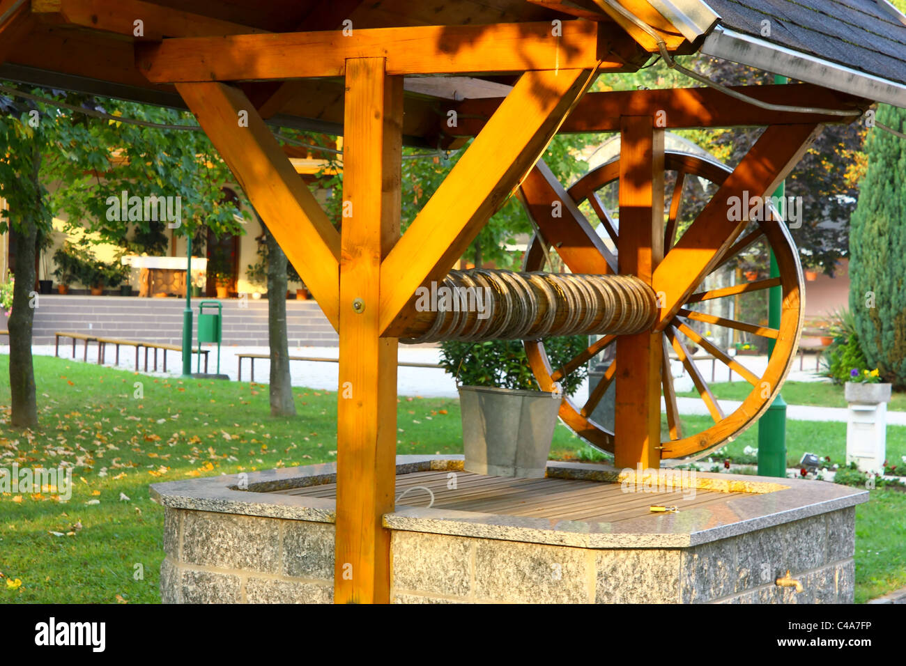 Water well bucket hi-res stock photography and images - Alamy